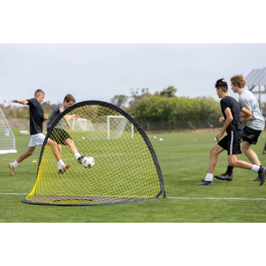 Pop-up fotbollsmål 183x122 cm svart