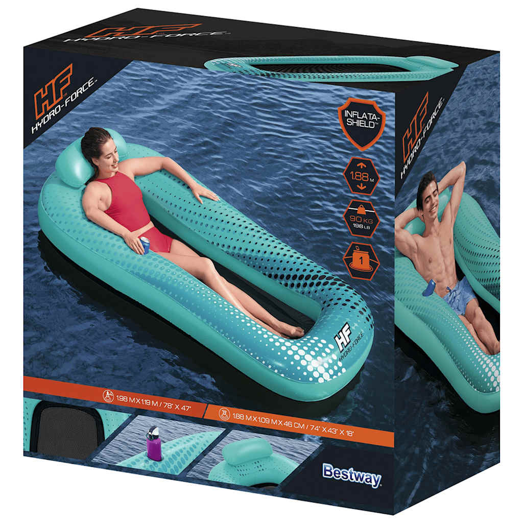 Hydro Force Sol Venture Badmadrass 188x109 cm blå