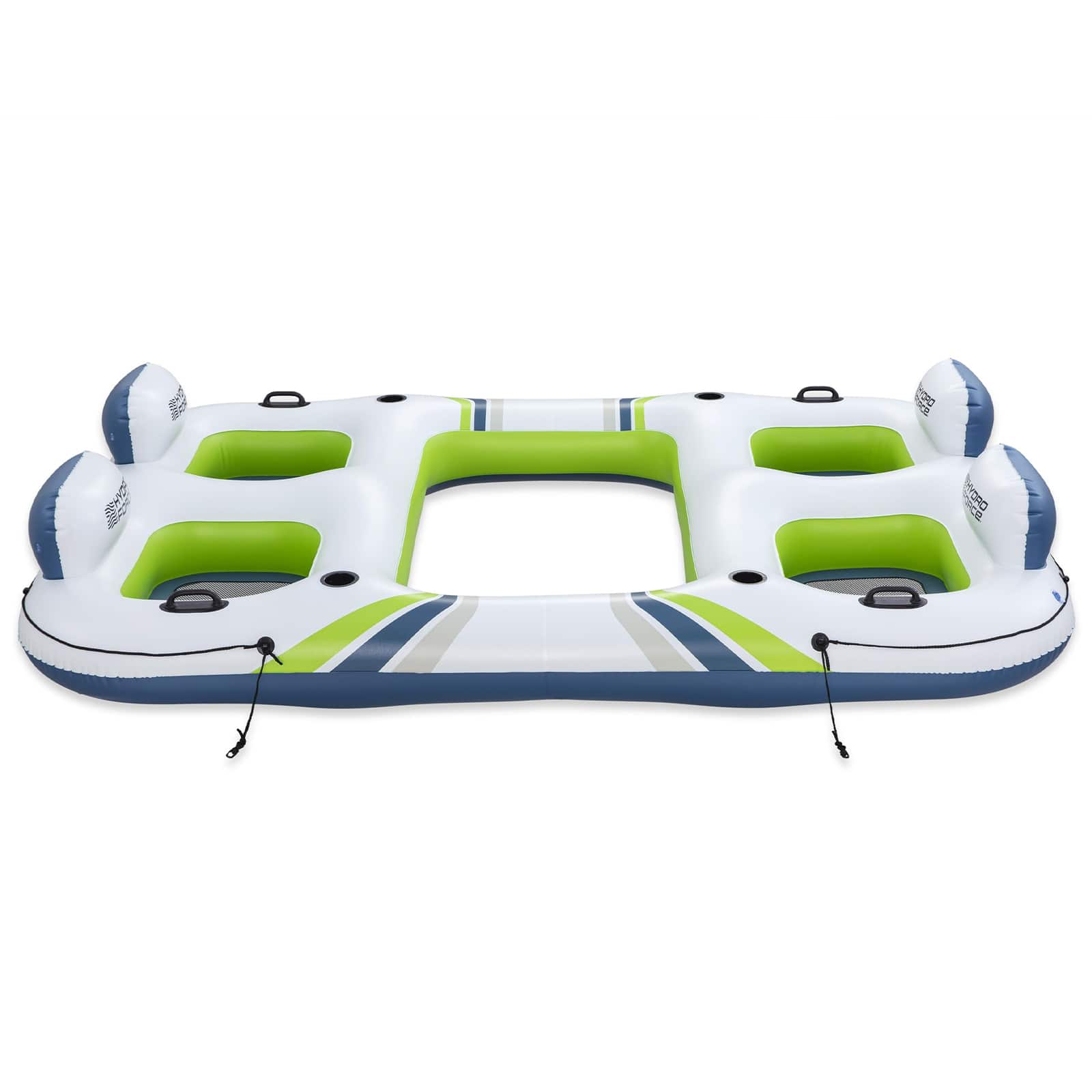 Hydro-Force Flytande Ö Vit och Blå och Grön 302 x 219 cm PVC