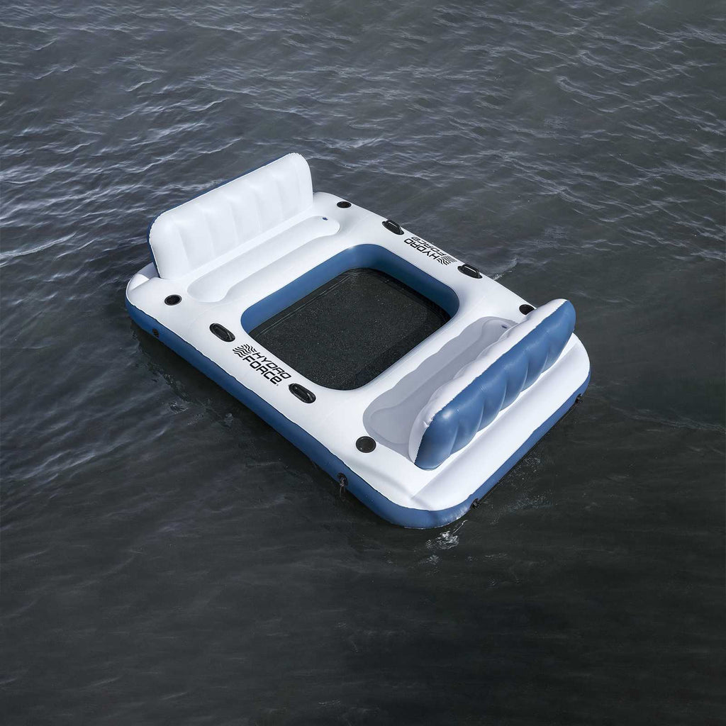 Hydro-Force flytande ö 2 st 269 x 182 x 67 cm PVC Vit och blå