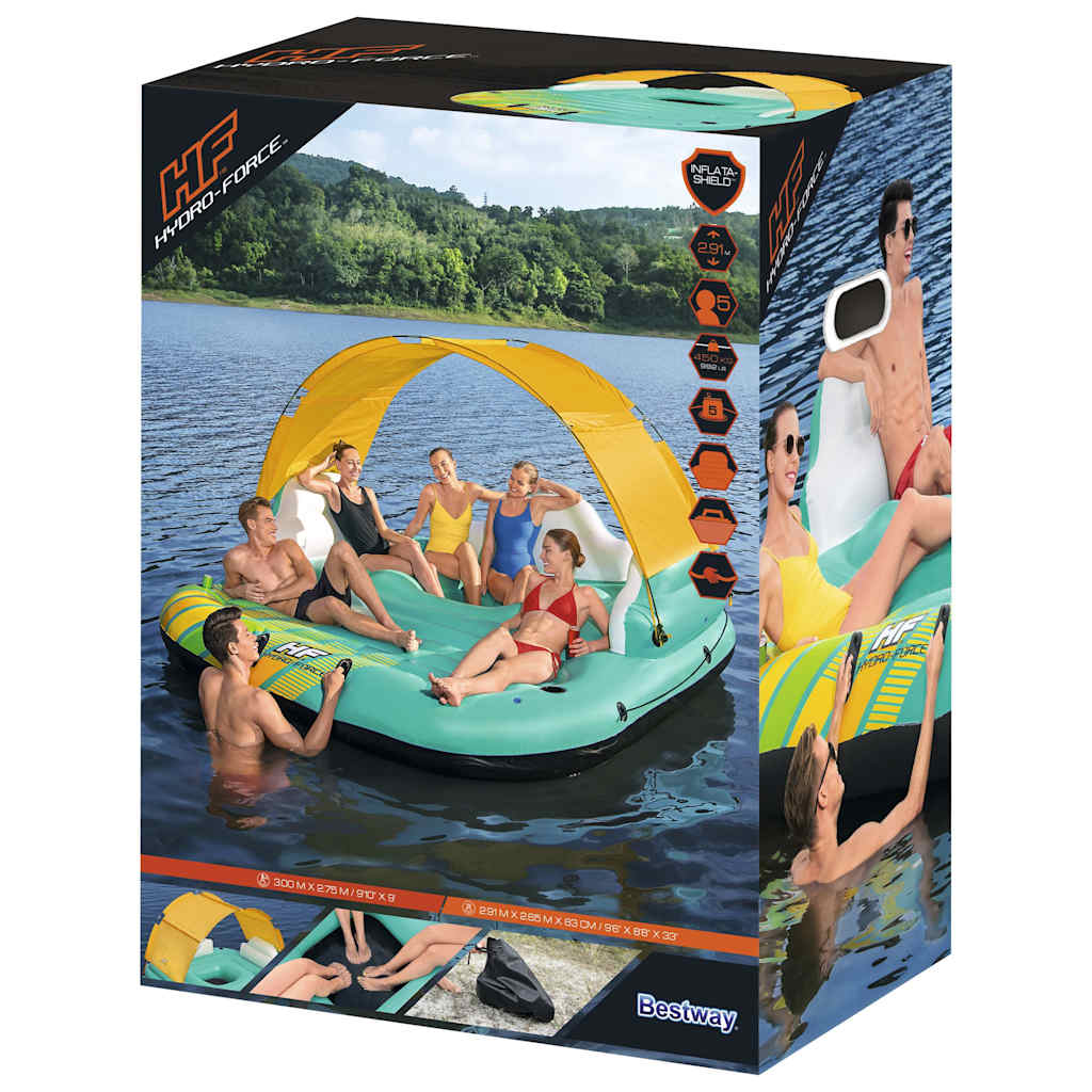 Flytande flotte för 5 personer Sunny Lounge 291x265x83 cm