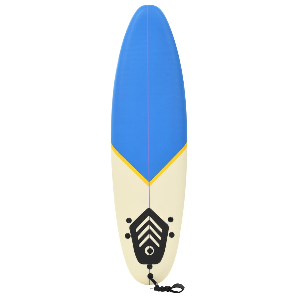 Surfbräda 170 cm blå och gräddvit