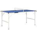 1,5 meter pingisbord med nät 152x76x66 cm blå