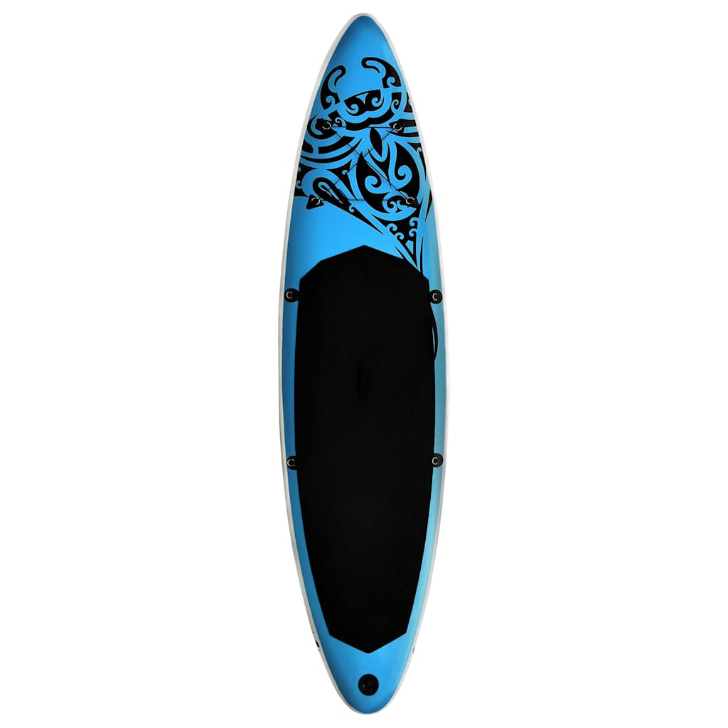 SUP-bräda uppblåsbar 320x76x15 cm blå