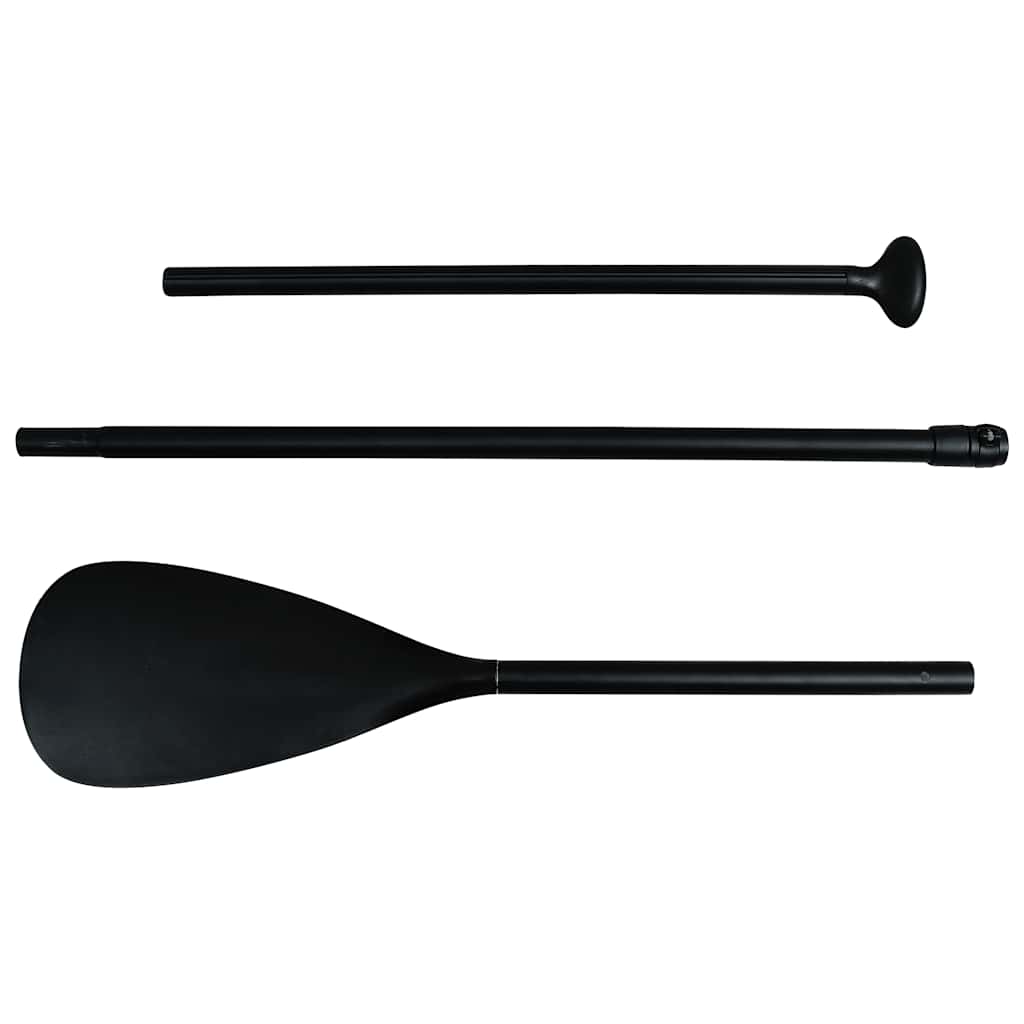 SUP-bräda uppblåsbar 305x76x15 cm svart