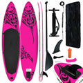 SUP-bräda uppblåsbar 366x76x15 cm rosa