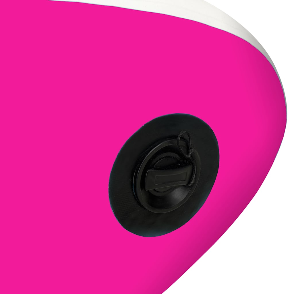 SUP-bräda uppblåsbar 366x76x15 cm rosa