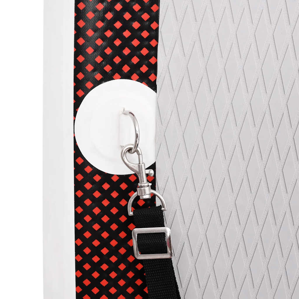 Upplåsbar SUP-bräda set röd 360x81x10 cm