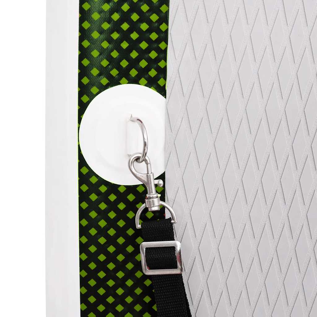 Upplåsbar SUP-bräda set grön 360x81x10 cm