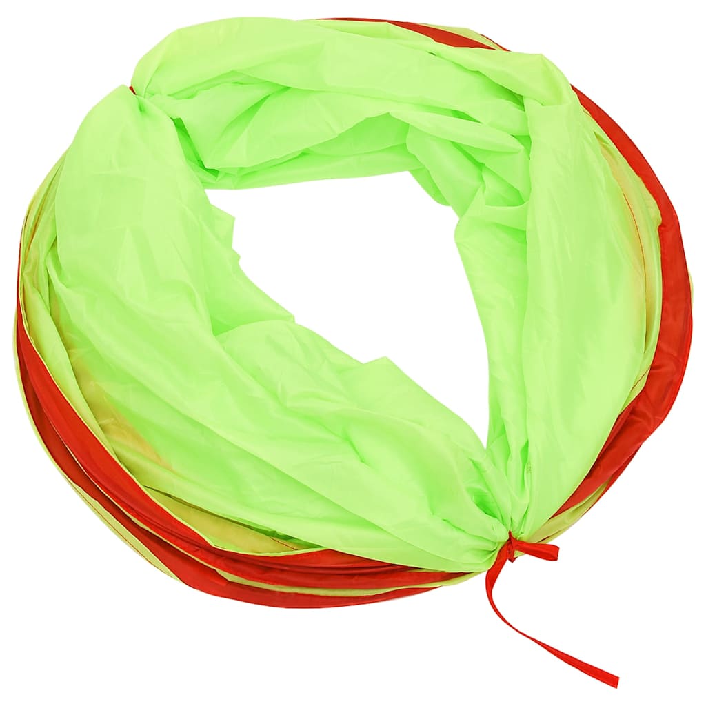 Lektunnel med 250 bollar grön 175 cm polyester