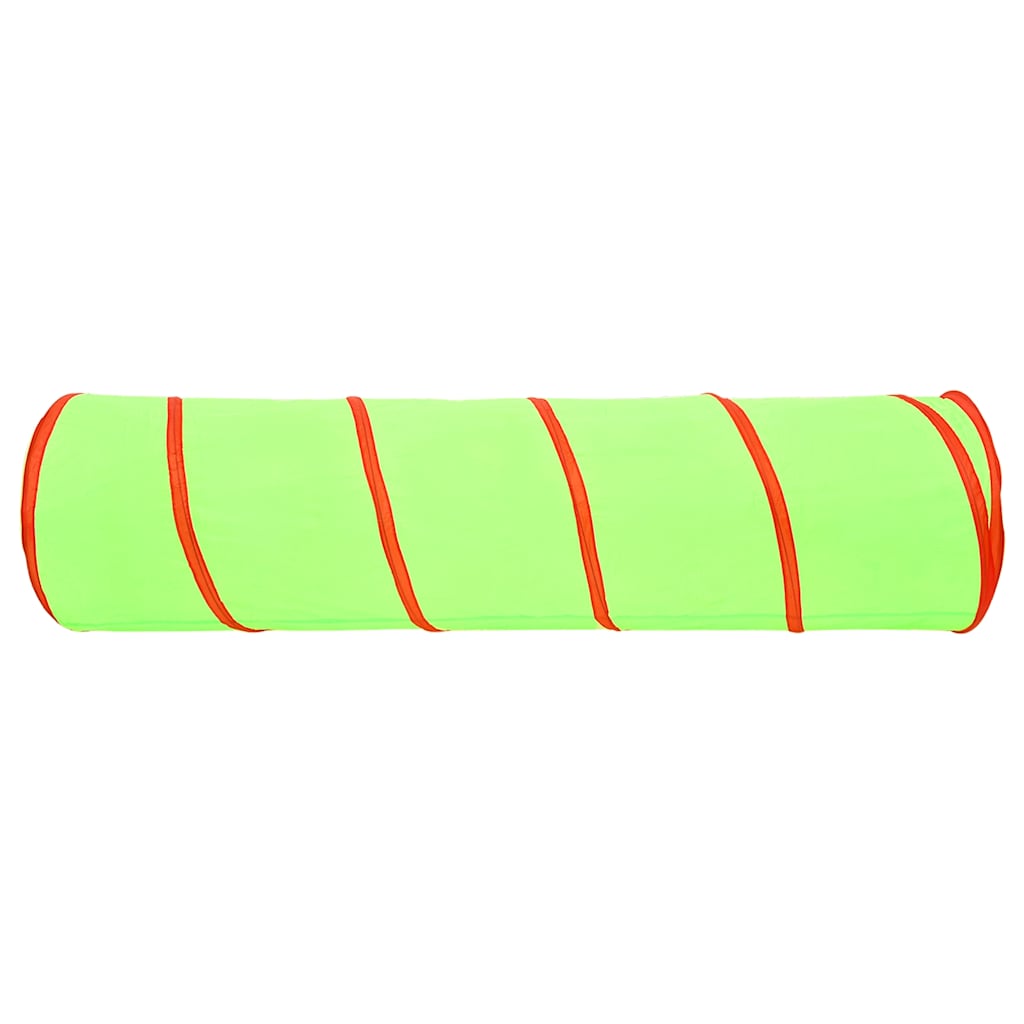 Lektunnel med 250 bollar grön 175 cm polyester