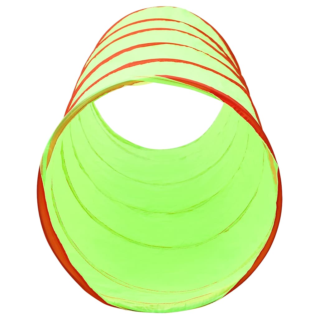 Lektunnel med 250 bollar grön 175 cm polyester