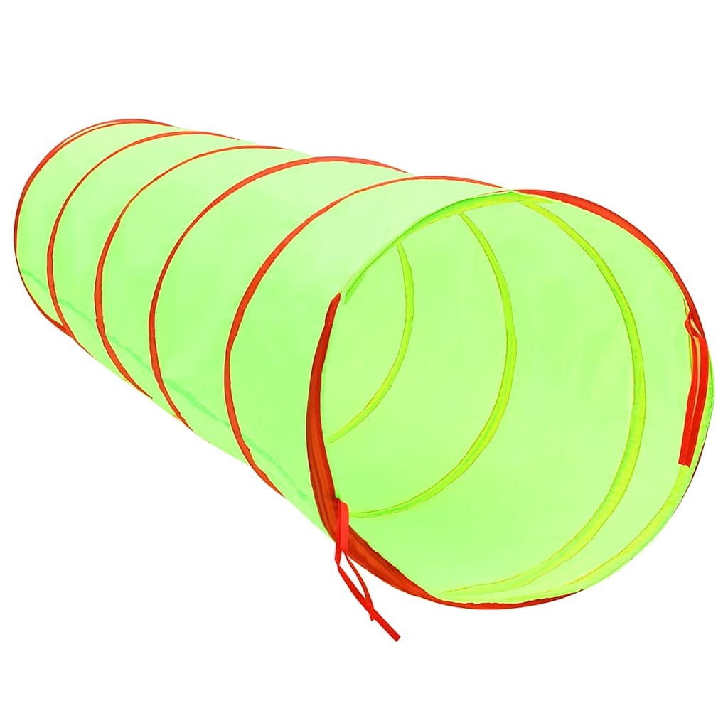 Lektunnel med 250 bollar grön 175 cm polyester