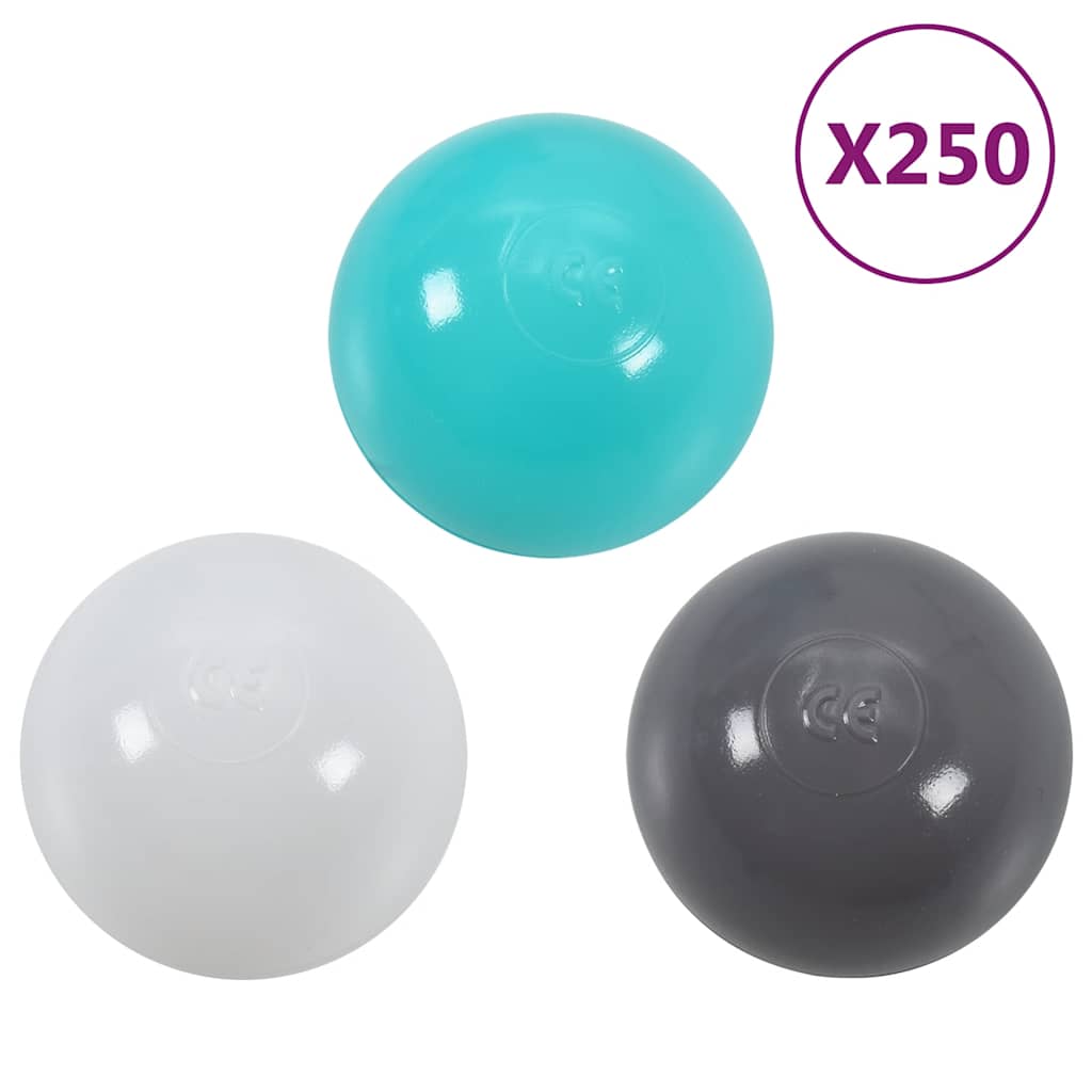 Lektunnel med 250 bollar grön 175 cm polyester