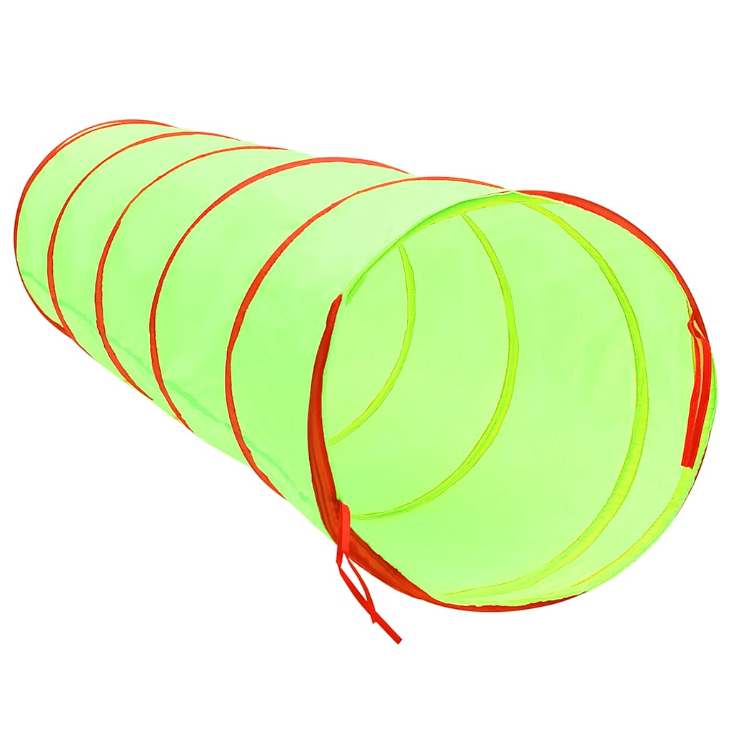 Lektunnel med 250 bollar grön 175 cm polyester