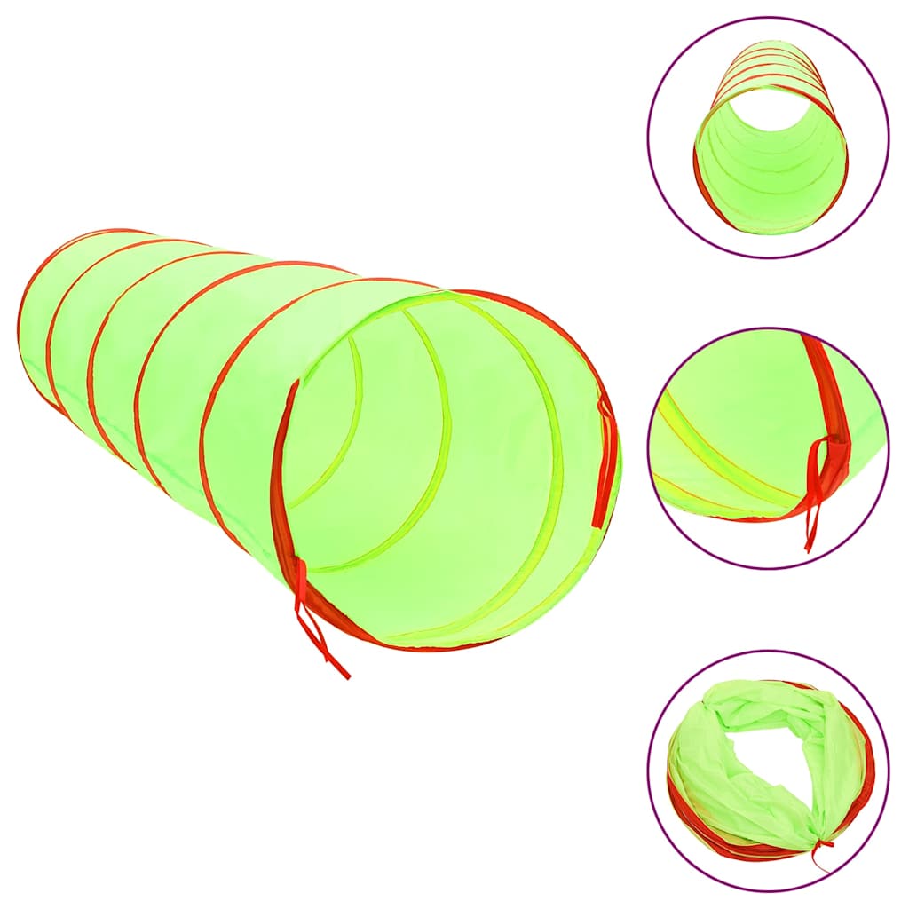 Lektunnel grön 175 cm polyester