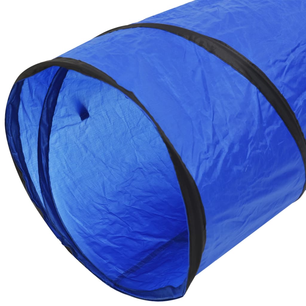 Hundtunnel blå Ø 50x300 cm polyester