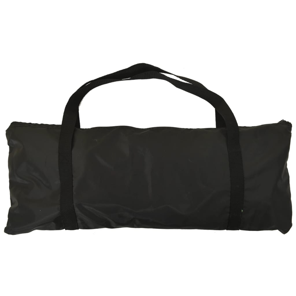 Fotbollsnät med rebounder svart och gul 183x85x120 cm polyester