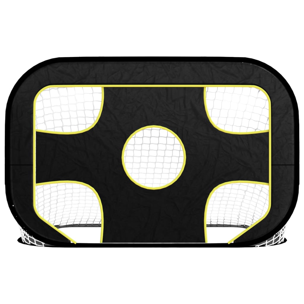 Fotbollsmål med skottduk 120x80x80 cm polyester