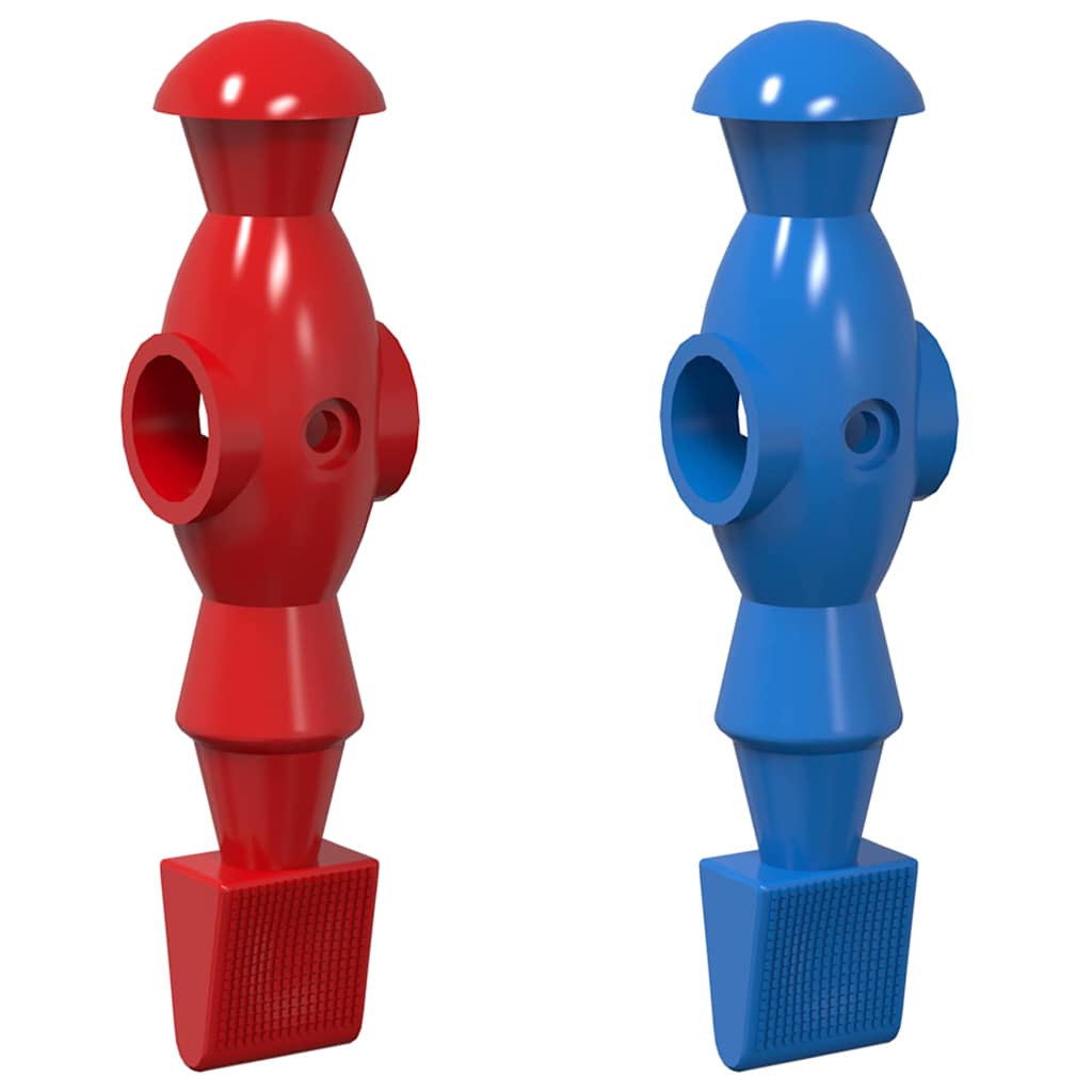 Fotbollstabellspelare 22 pcs Blå och Röd 2,4 x 2,1 x 9,7 cm PP