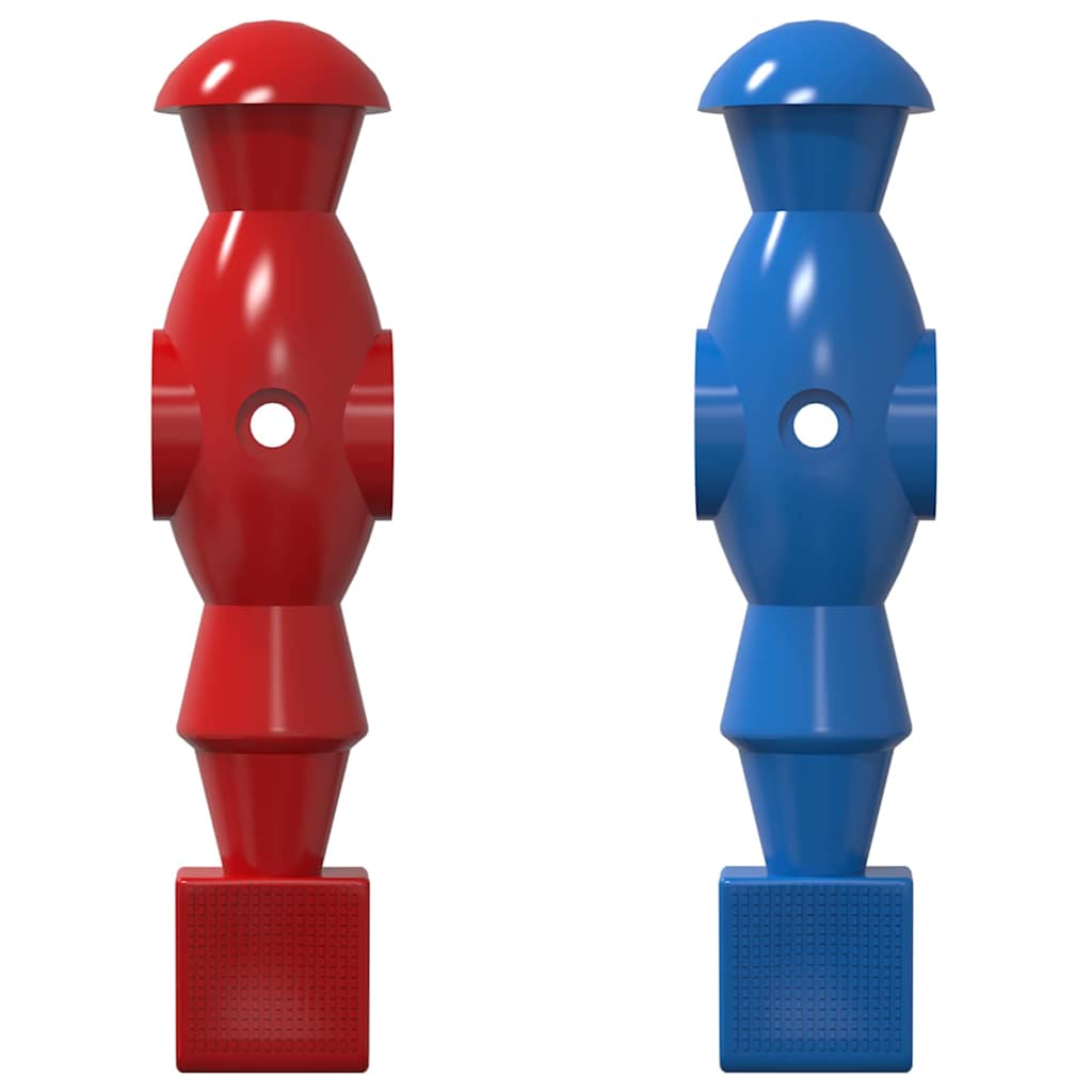Fotbollstabellspelare 22 pcs Blå och Röd 2,4 x 2,1 x 9,7 cm PP