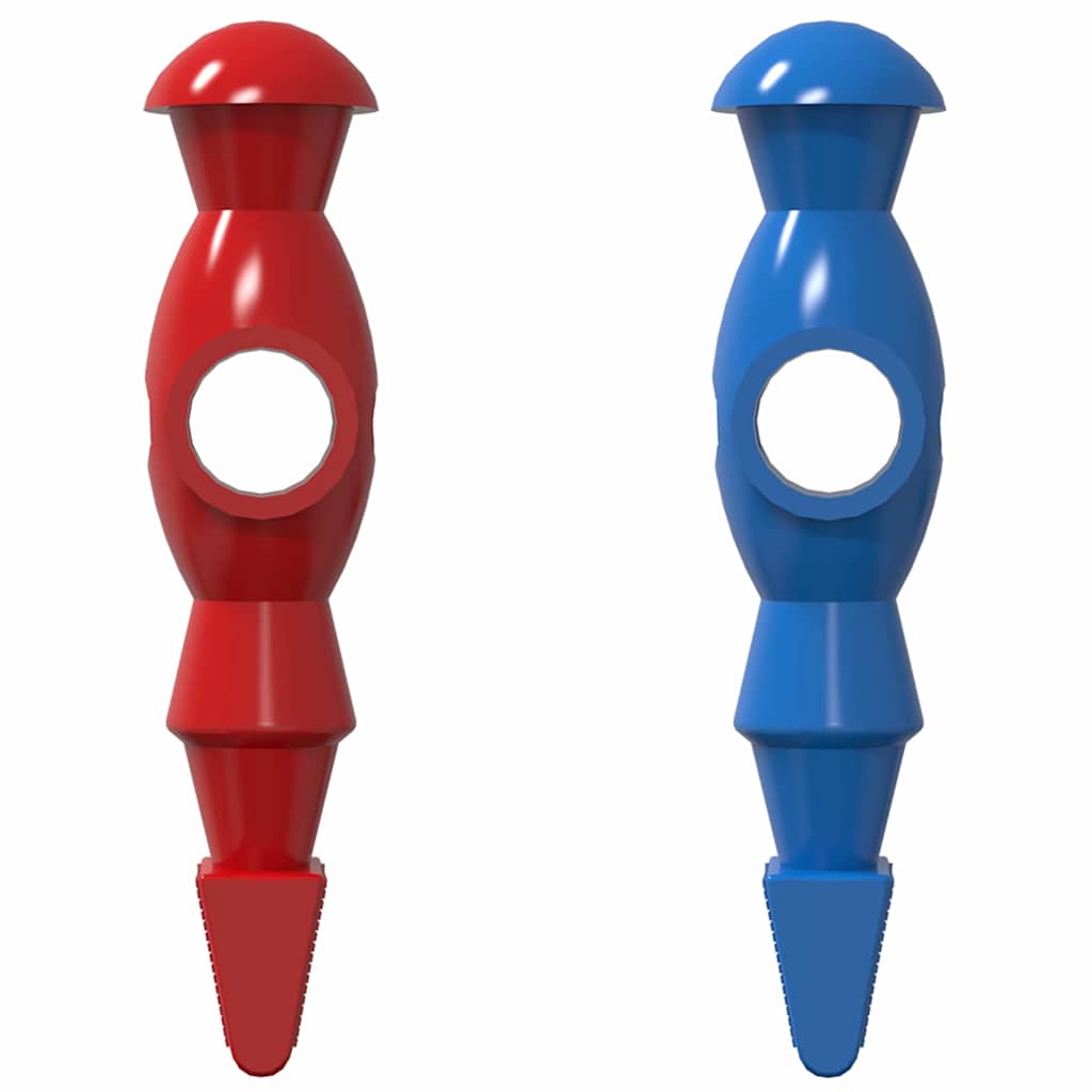 Fotbollstabellspelare 22 pcs Blå och Röd 2,4 x 2,1 x 9,7 cm PP