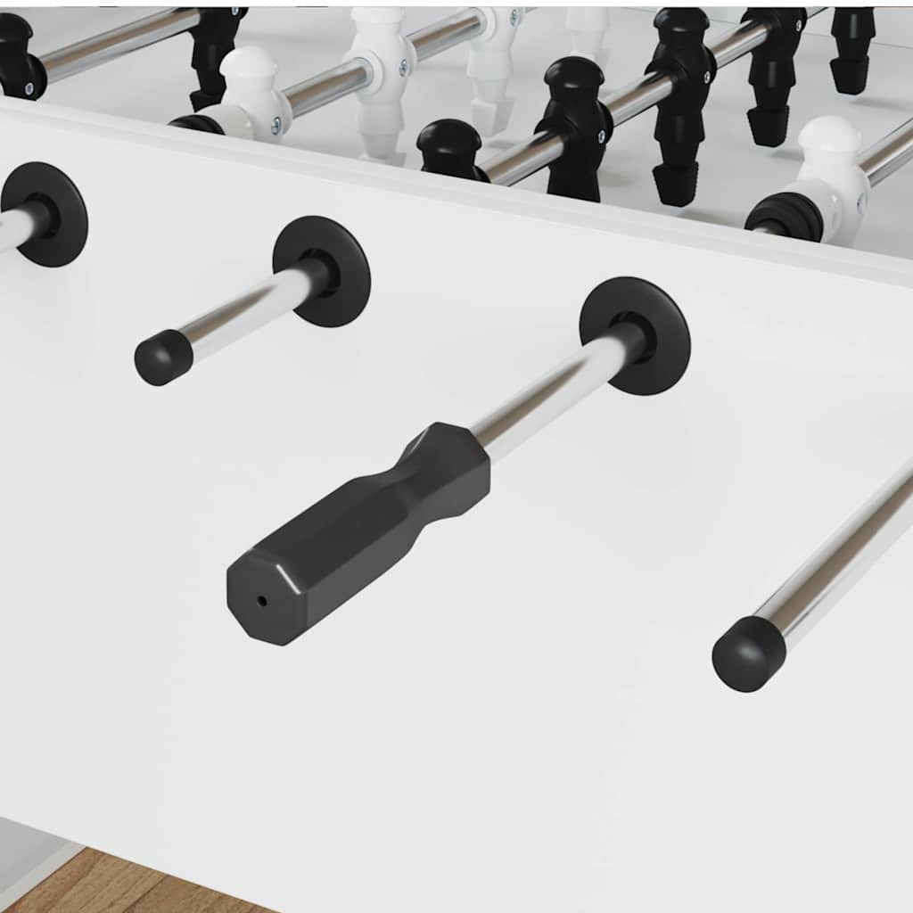Foosball-bordshandtag 10 pcs Svart 3,1 x 3,1 x 17,8 cm PP