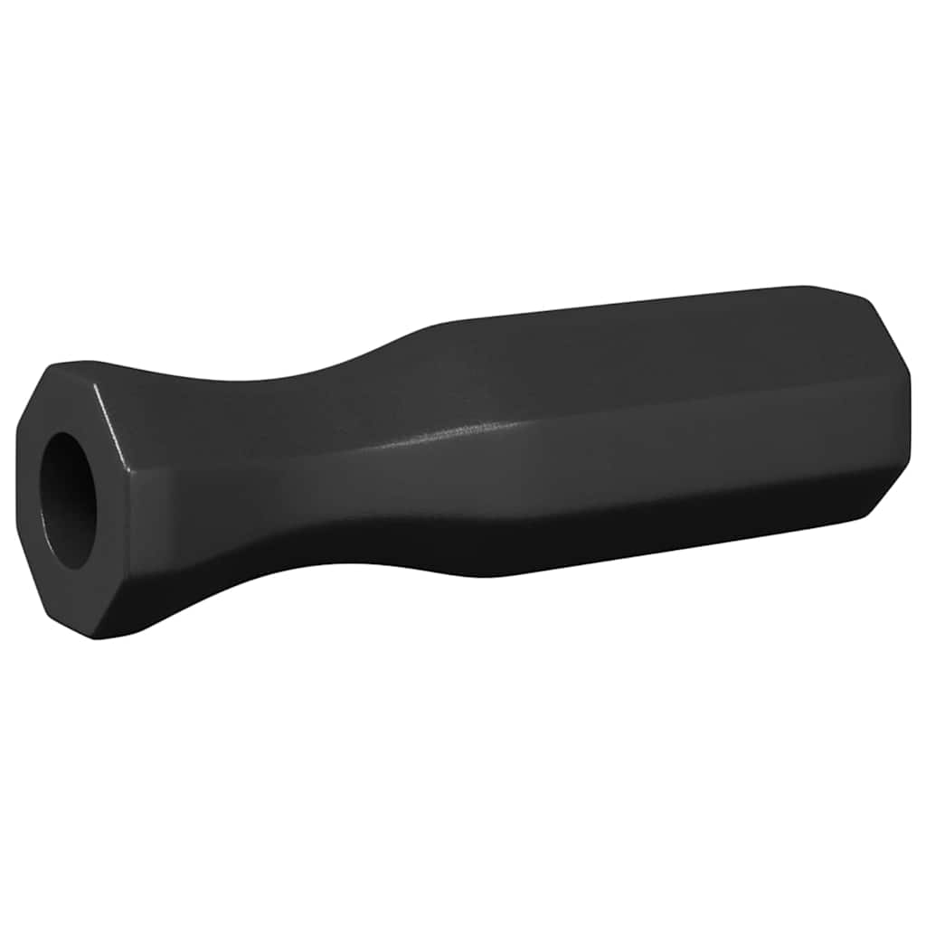 Foosball-bordshandtag 10 pcs Svart 3,1 x 3,1 x 17,8 cm PP