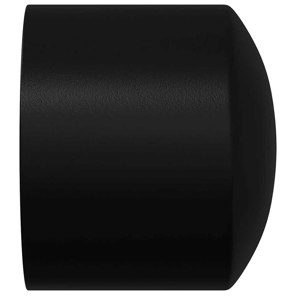 Foosball Table End Caps 10 pcs Svart 1,9 x 1,9 x 1,6 cm PP