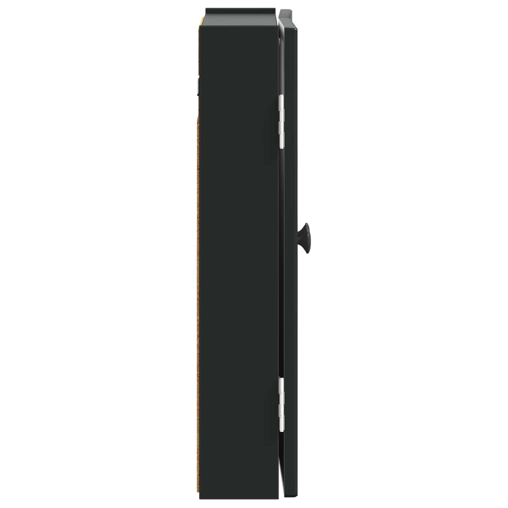 Darttavla Skåp EDE Svart 52,5 x 10,5 x 53,5 cm Konstruerat trä