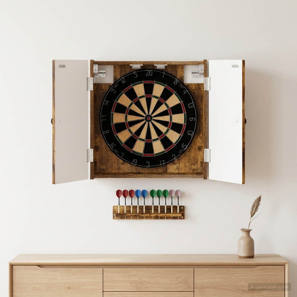 Darttavla Skåp EDE Rökt ek 52,5 x 10,5 x 53,5 cm