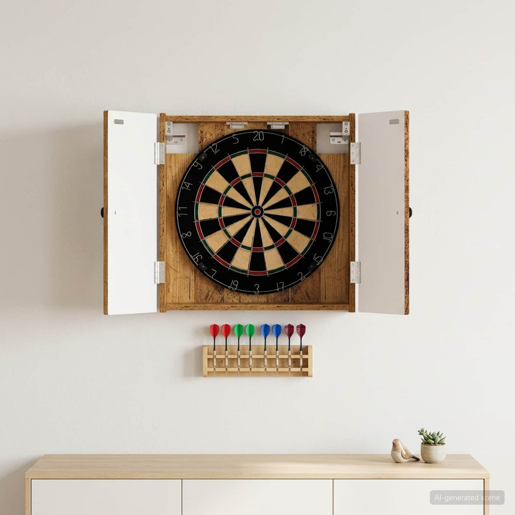 Darttavla Skåp EDE Gammalt trä 52,5 x 10,5 x 53,5 cm