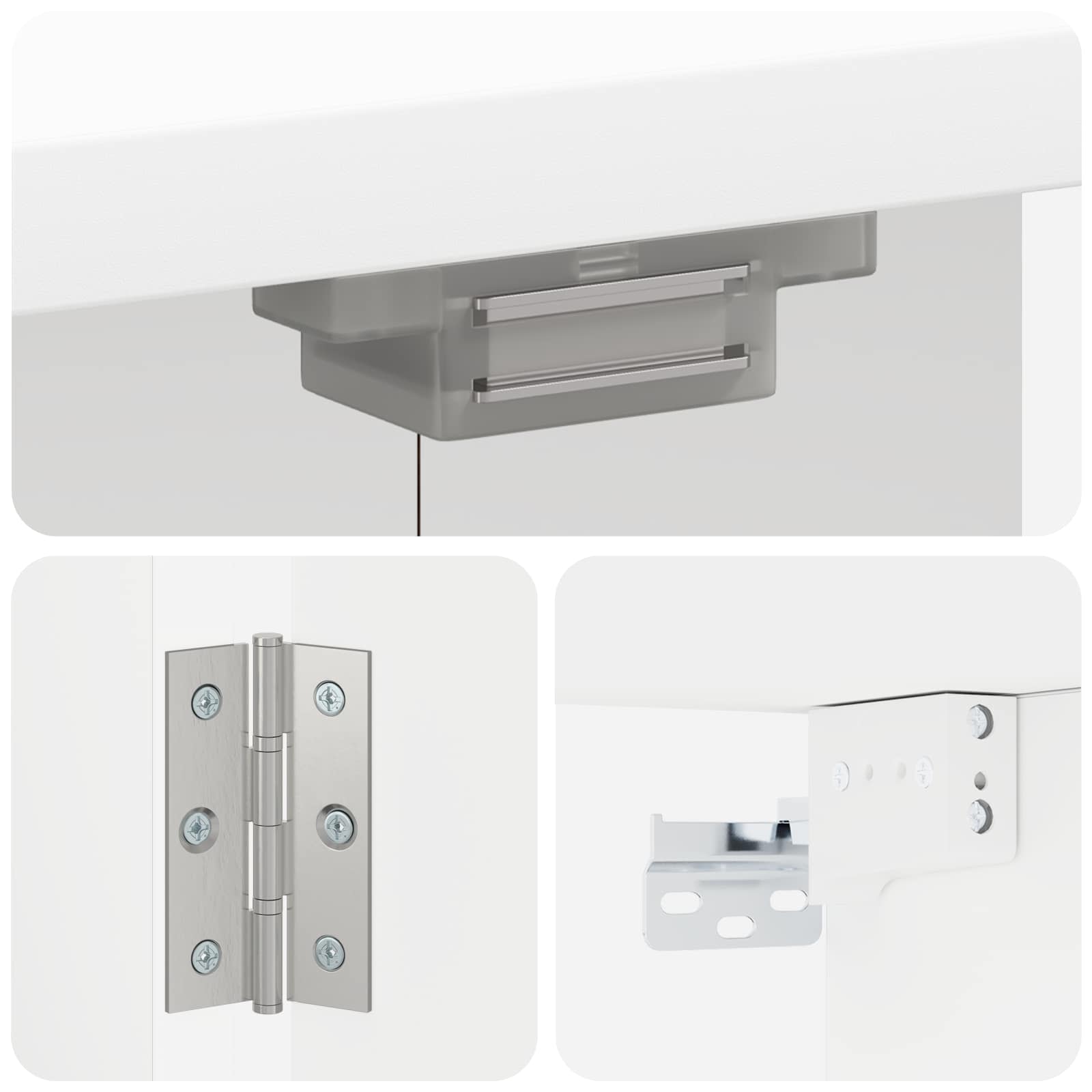 Darttavla Skåp ALKMAAR Vit 52,5 x 10,5 x 53,5 cm