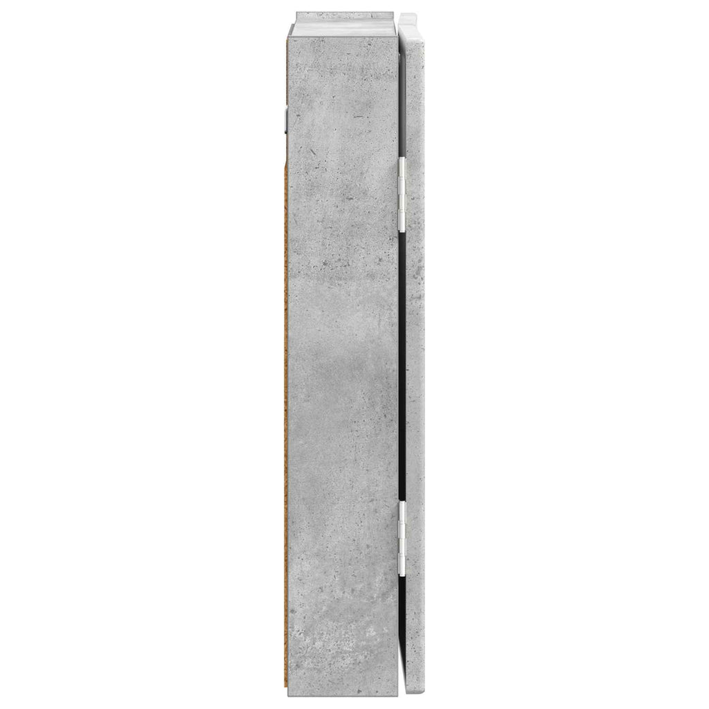 Darttavla Skåp ALKMAAR Betonggrå 52,5 x 10,5 x 53,5 cm