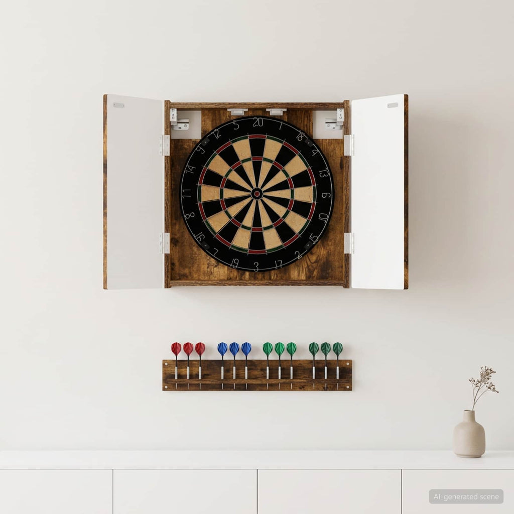 Darttavla Skåp ALKMAAR Rökt ek 52,5 x 10,5 x 53,5 cm