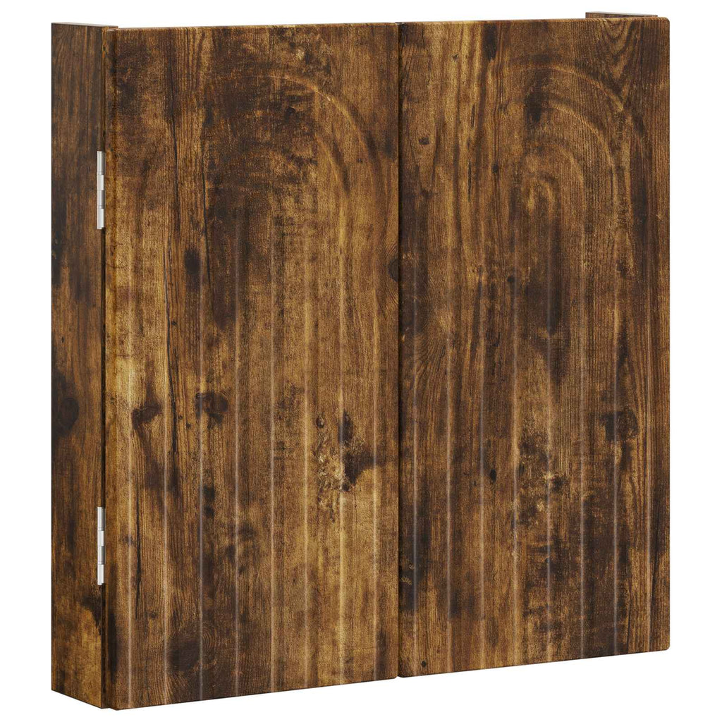 Darttavla Skåp ALKMAAR Rökt ek 52,5 x 10,5 x 53,5 cm
