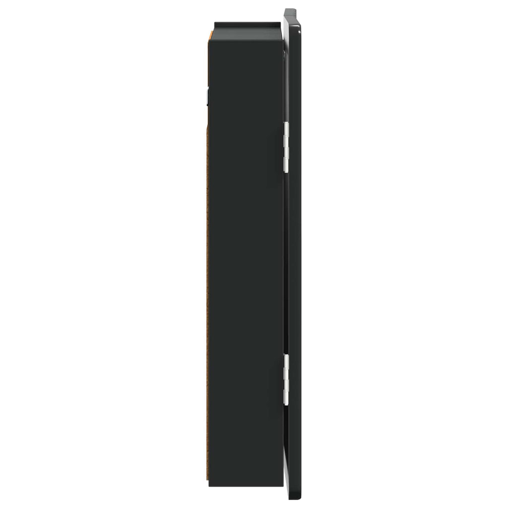 Darttavla Skåp ZWOLLE Svart 52,5 x 10,5 x 57,5 cm
