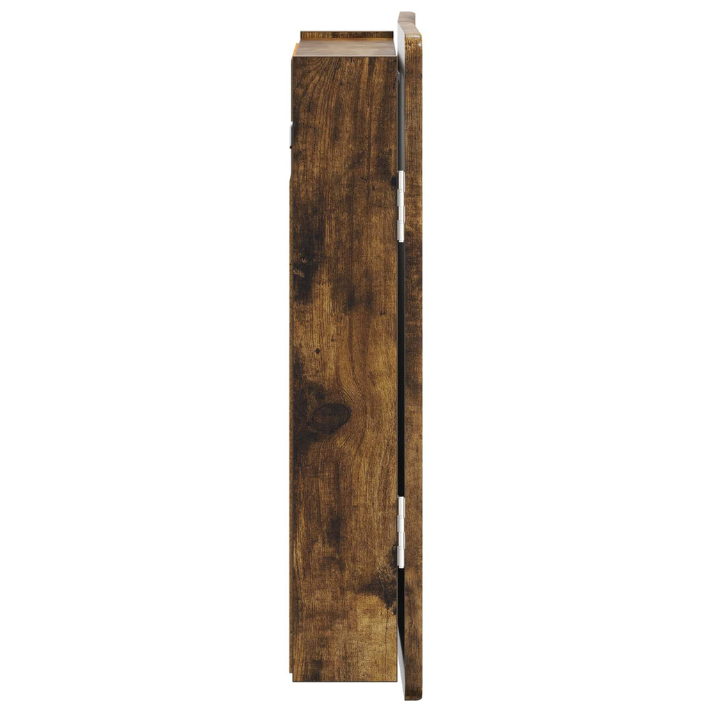 Darttavla Skåp ZWOLLE Rökt ek 52,5 x 10,5 x 57,5 cm