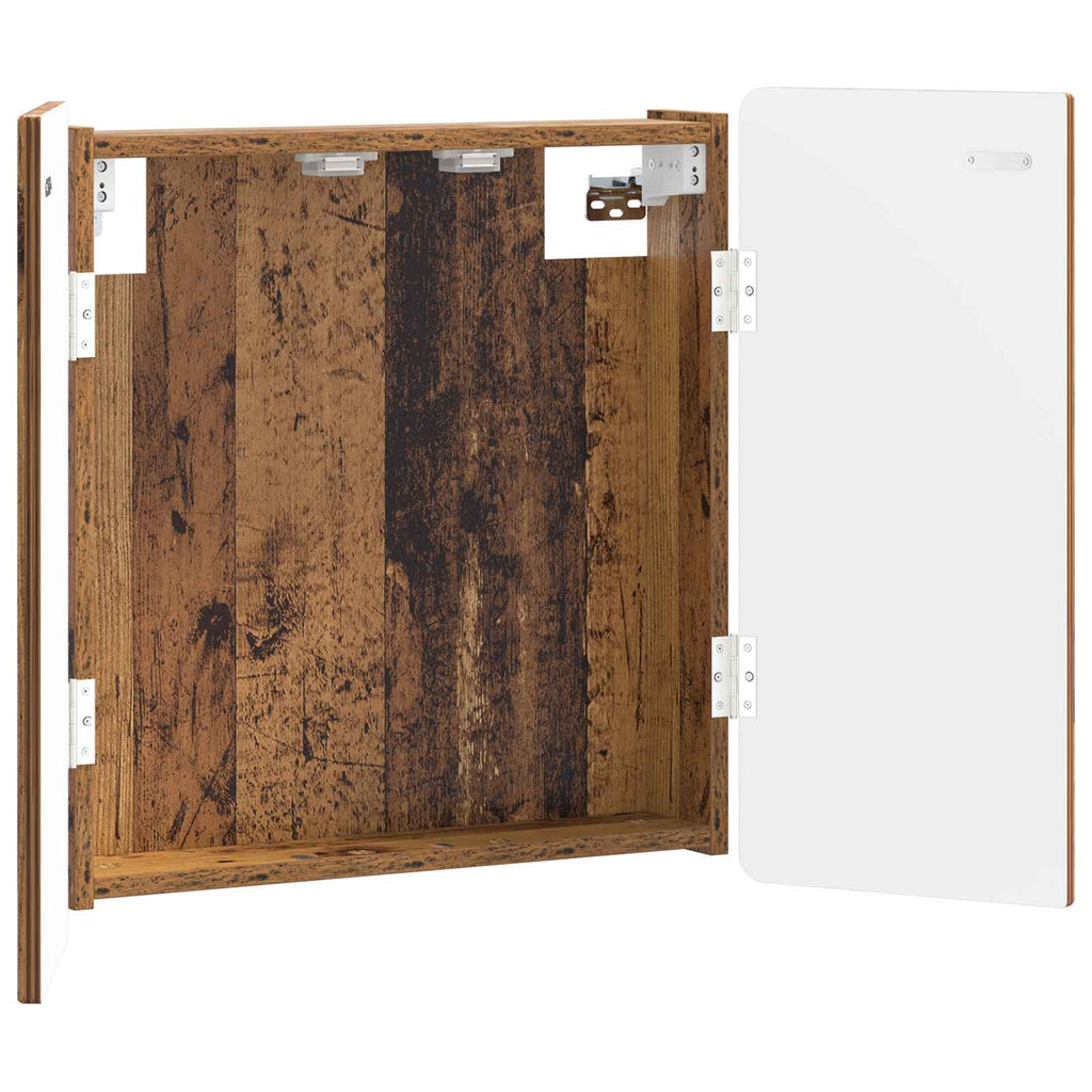 Darttavla Skåp ZWOLLE Gammalt trä 52,5 x 10,5 x 57,5 cm