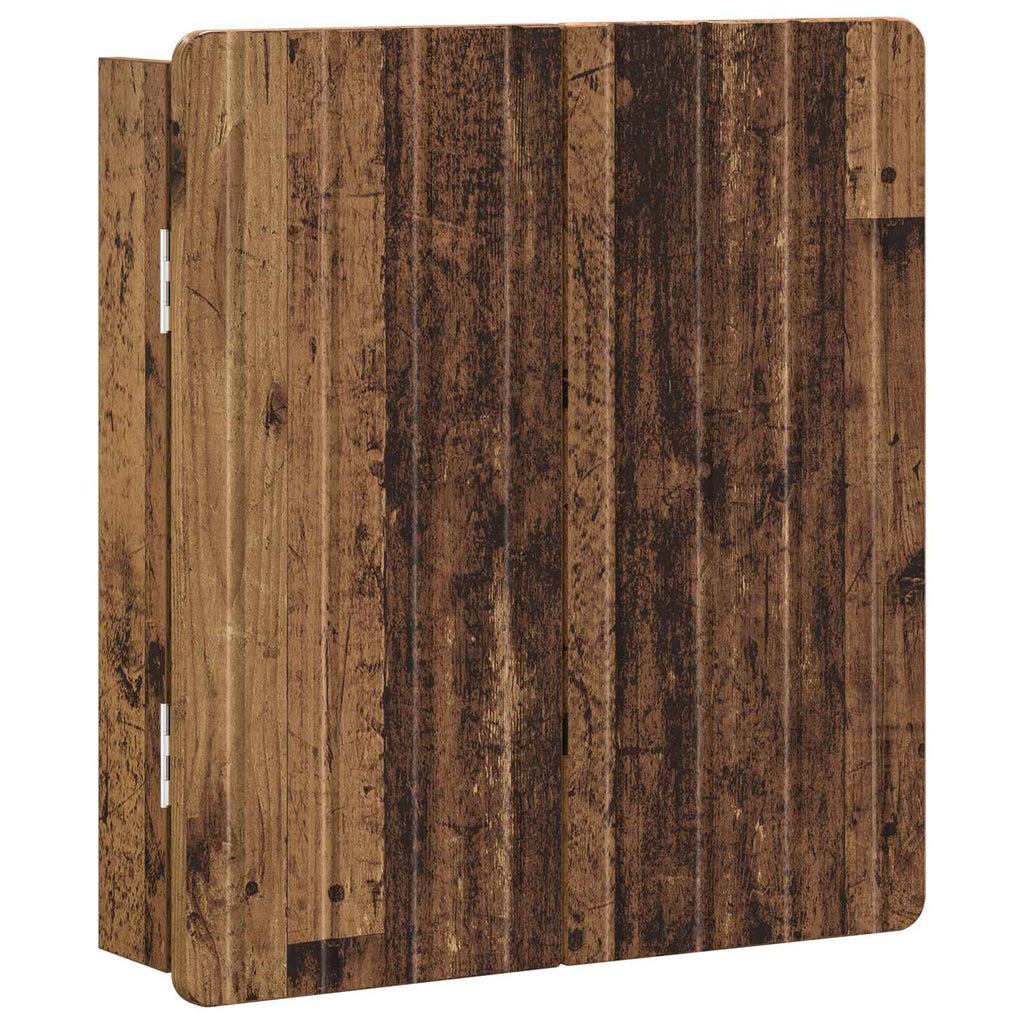 Darttavla Skåp ZWOLLE Gammalt trä 52,5 x 10,5 x 57,5 cm