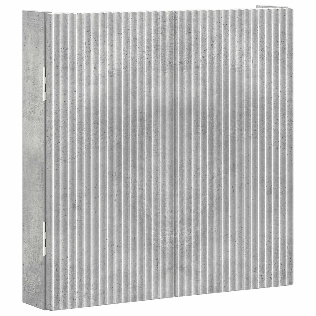 Darttavla Skåp ARNHEM Betonggrå 52,5 x 10,5 x 53,5 cm