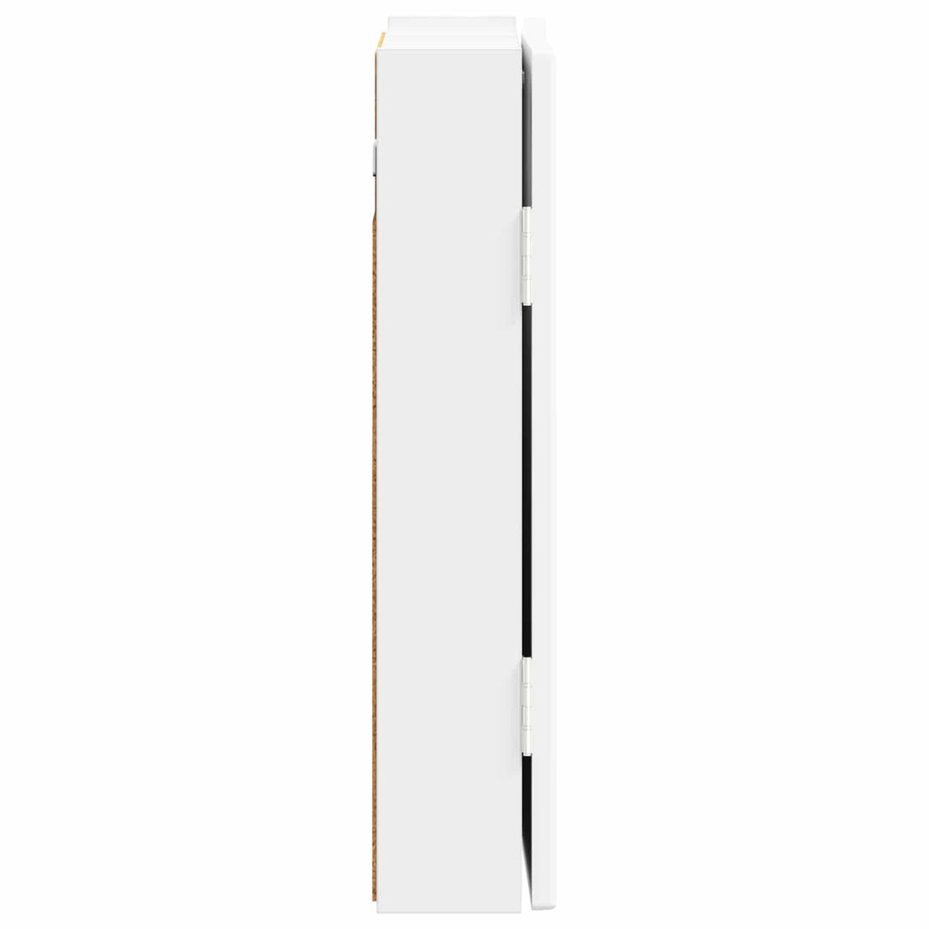 Darttavla Skåp ARNHEM Vit högglans 52,5 x 10,5 x 53,5 cm