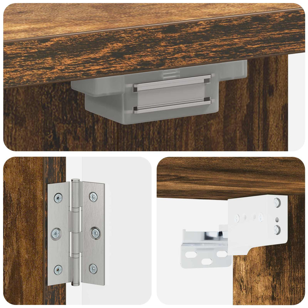 Darttavla Skåp ARNHEM Rökt ek 52,5 x 10,5 x 53,5 cm