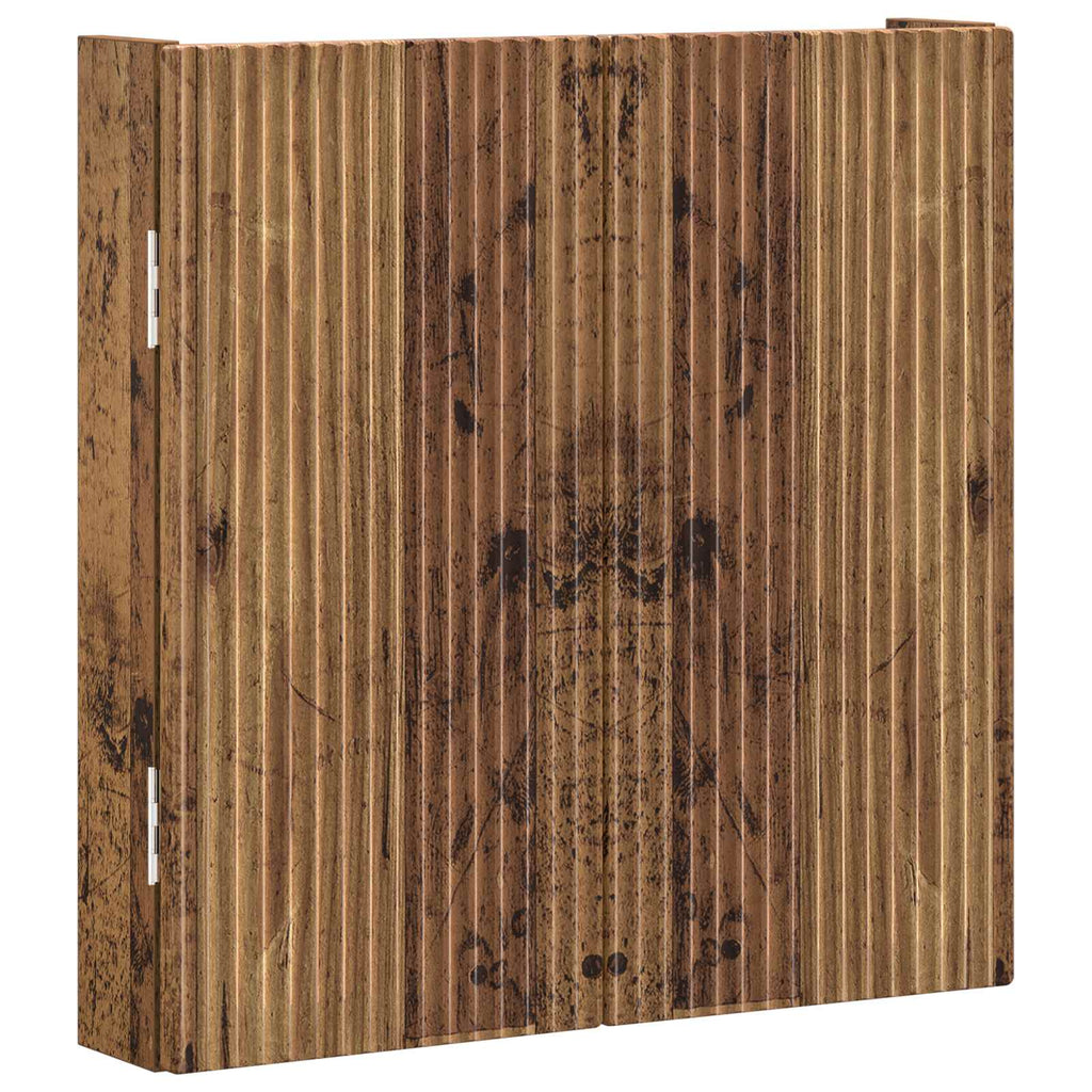 Darttavla Skåp ARNHEM Gammalt trä 52,5 x 10,5 x 53,5 cm