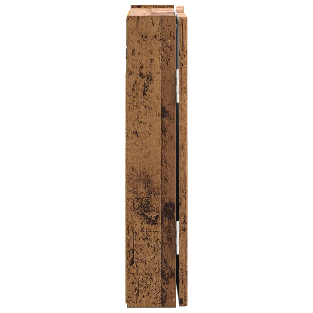 Darttavla Skåp ARNHEM Gammalt trä 52,5 x 10,5 x 53,5 cm