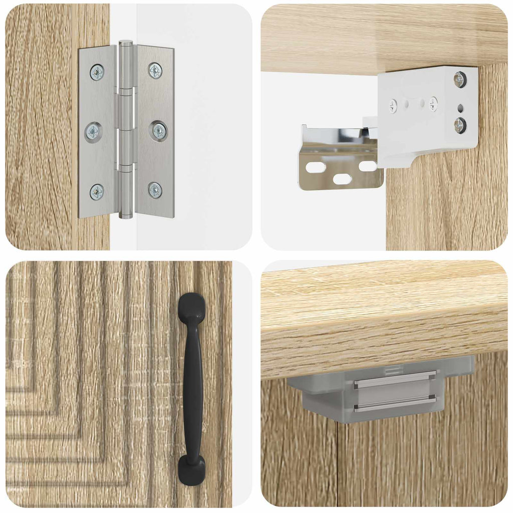 Darttavla Skåp HAARLEM Sonoma-ek 52,5 x 10,5 x 53,5 cm