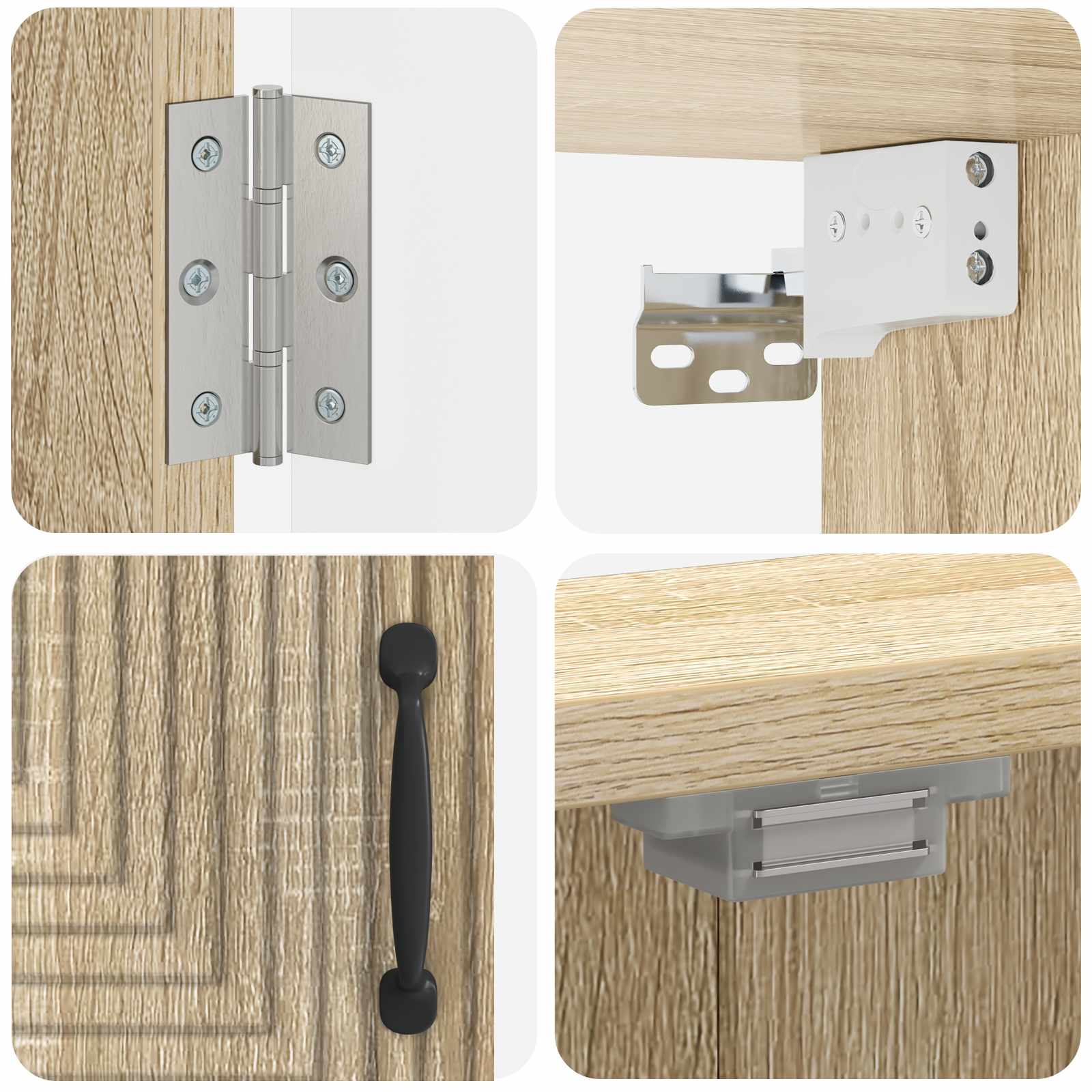 Darttavla Skåp HAARLEM Sonoma-ek 52,5 x 10,5 x 53,5 cm