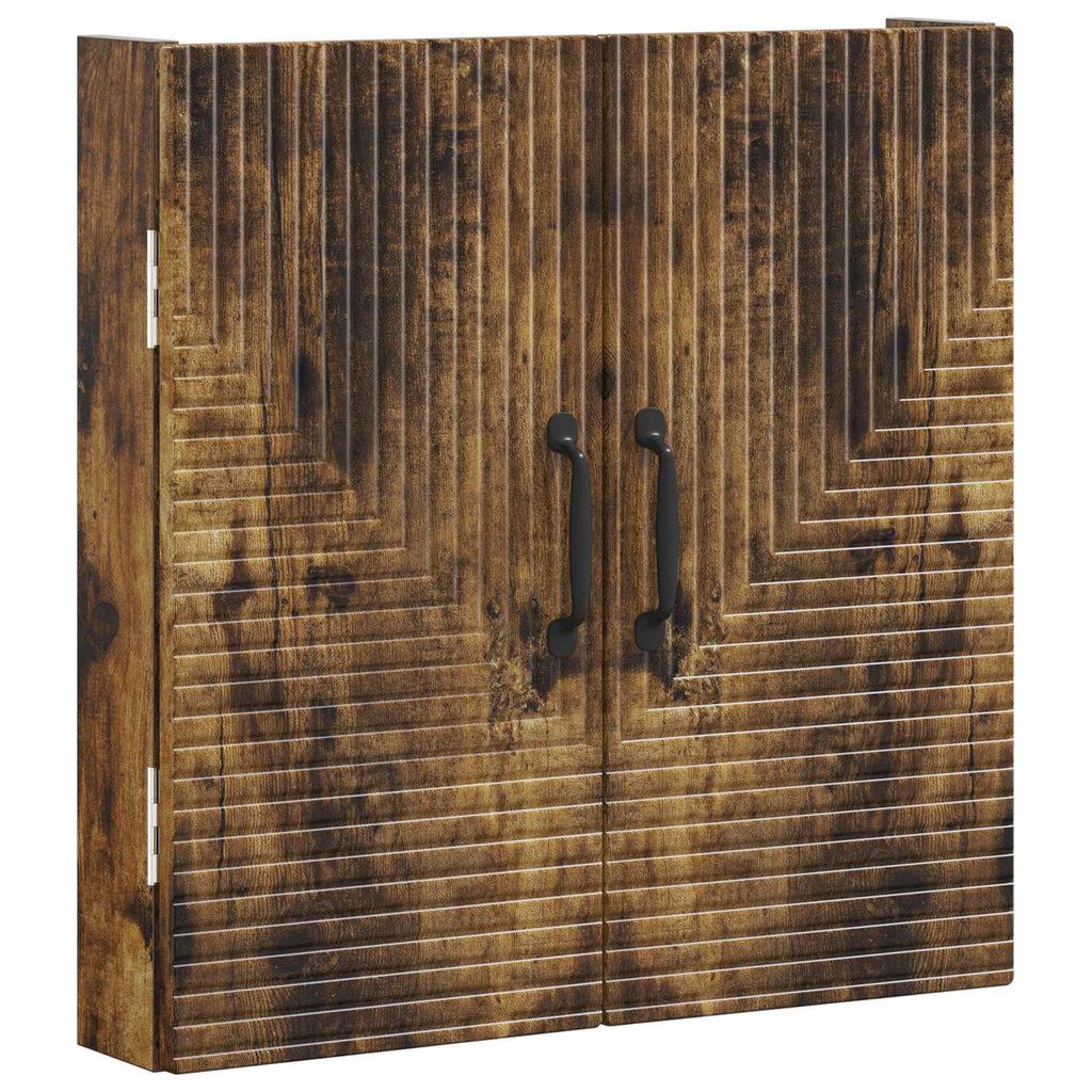 Darttavla Skåp HAARLEM Rökt ek 52,5 x 10,5 x 53,5 cm
