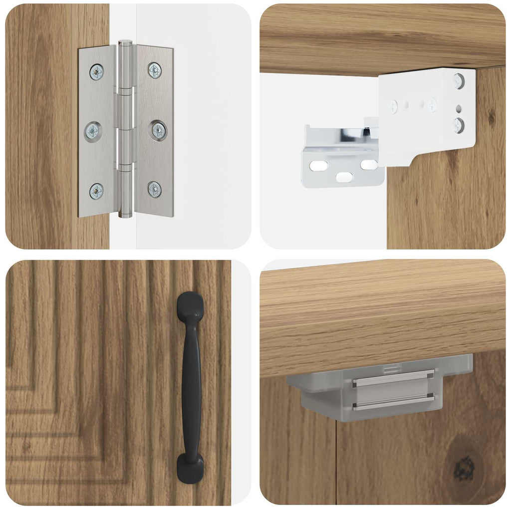 Darttavla Skåp HAARLEM Artisan-ek 52,5 x 10,5 x 53,5 cm