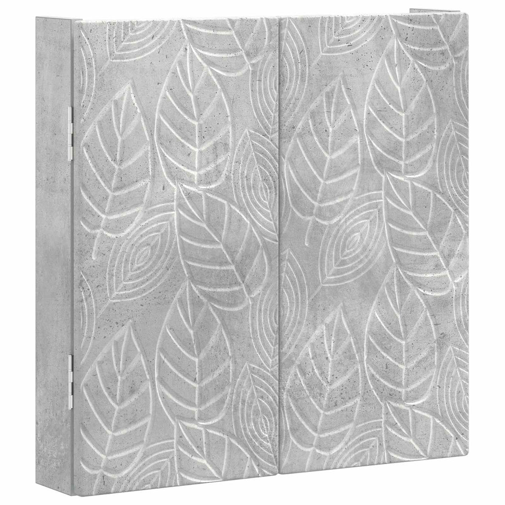 Darttavla Skåp DELFT Betonggrå 52,5 x 10,5 x 53,5 cm